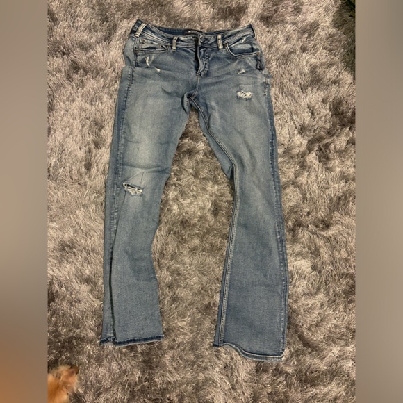 Silver Jeans Bootcut ripped jeans - Picture 1 of 3